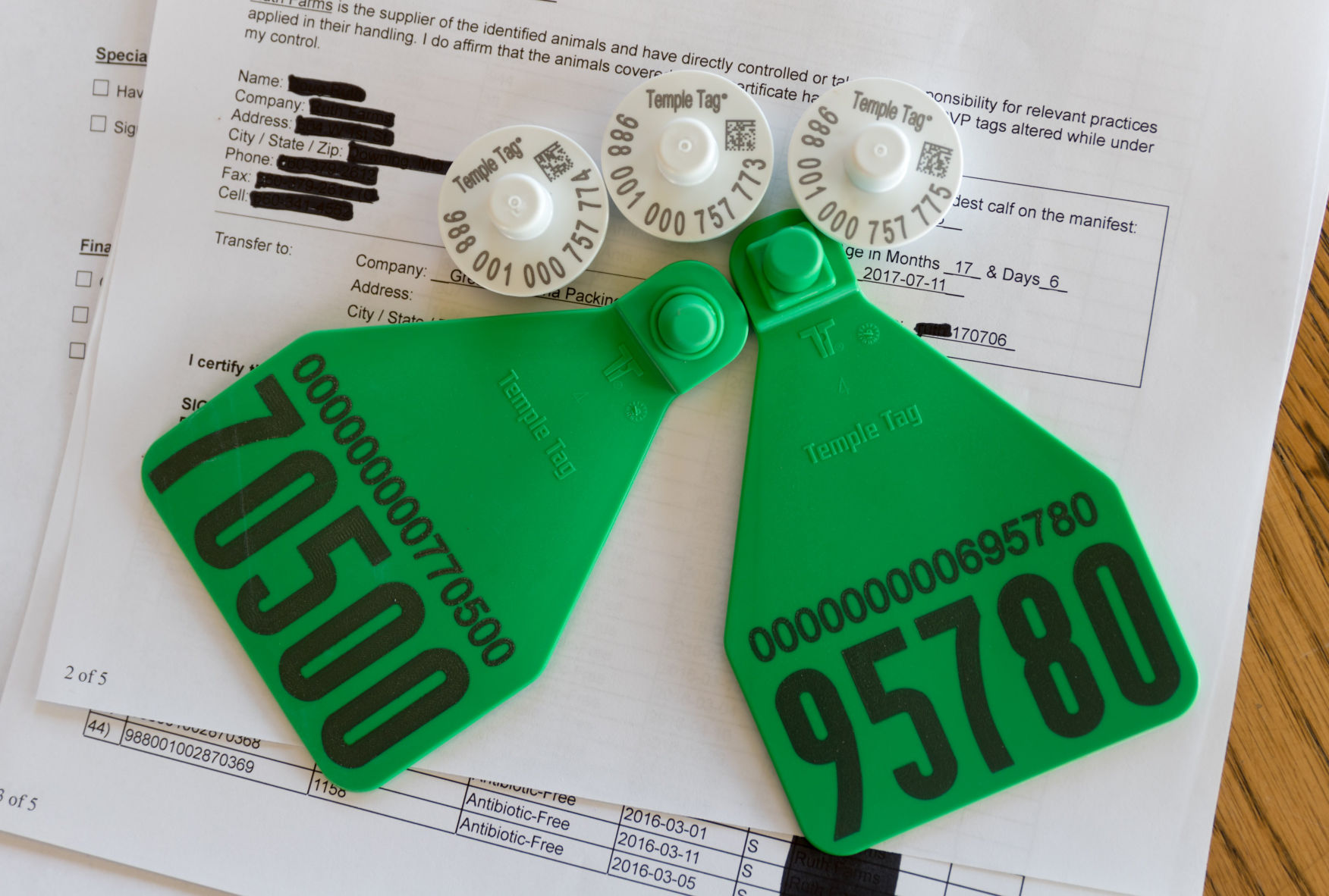 Ear tags